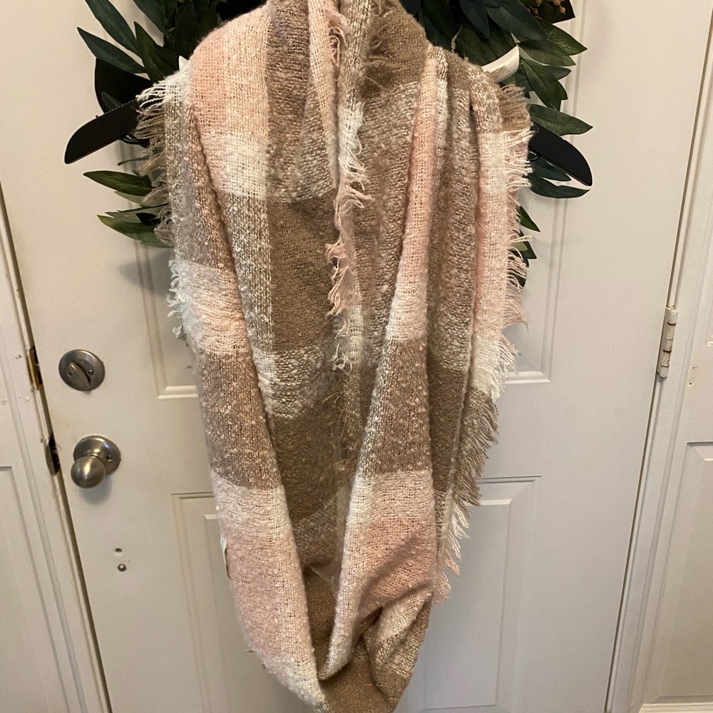 Simply Southern Buffalo Check Plaid Infinity Scarf OS